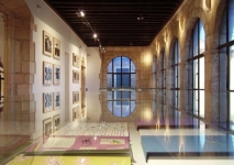 Galería y vitrinas